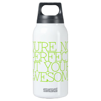 insulated motivational water bottle