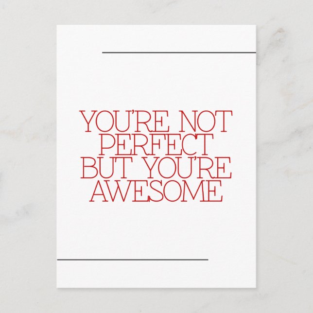 Motivation, inspiration, words of wisdom. quotes postcard (Front)