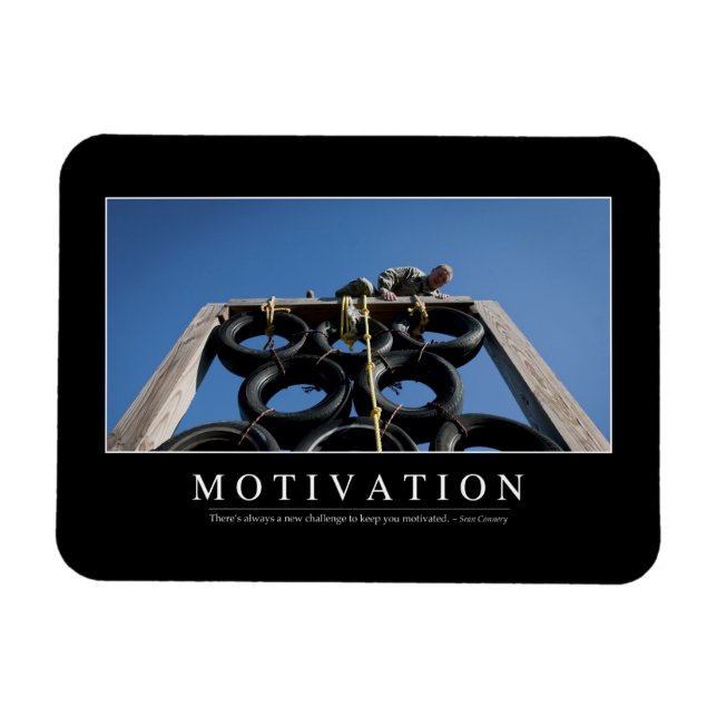 Motivation: Inspirational Quote Magnet (Horizontal)