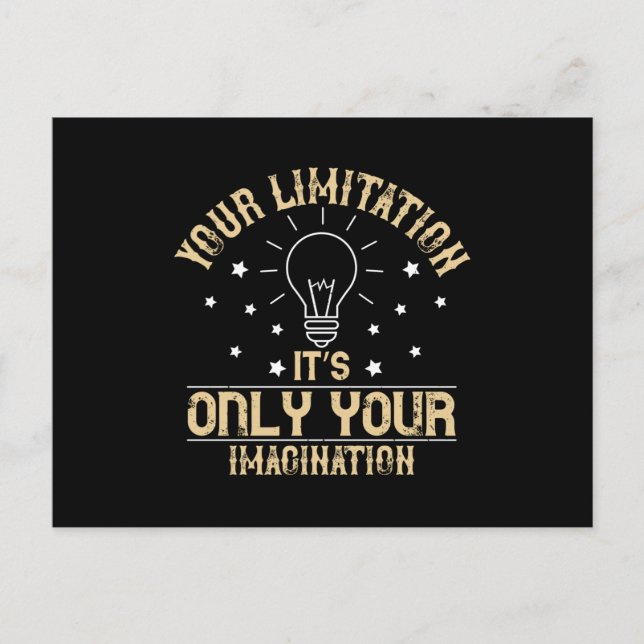 Motivation - Limitation Is Imagination Postcard (Front)