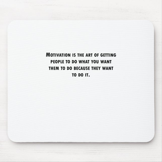 Motivation Mouse Mat (Front)