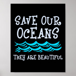 Motivation Ocean Nature Protection Ecological Poster
