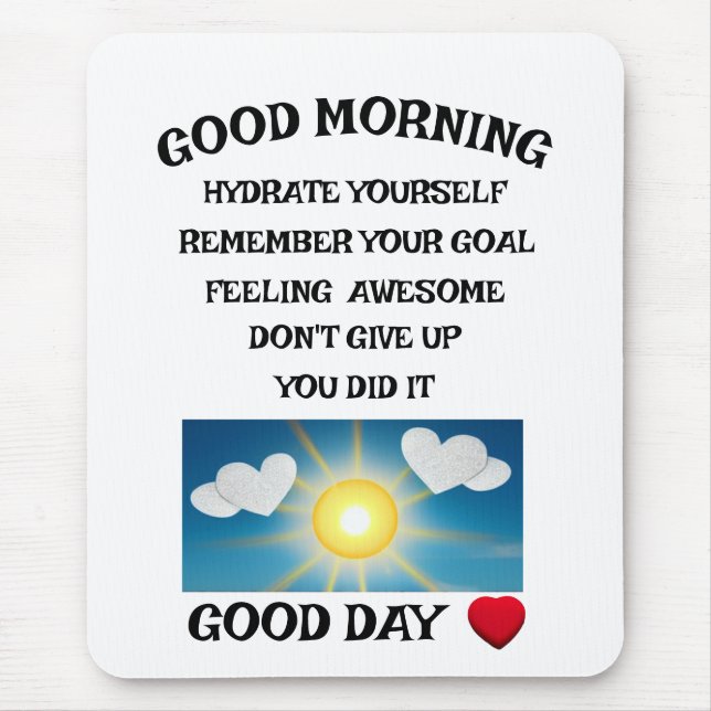 Motivation Positive  Mouse Mat (Front)