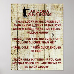 Motivation Poster for Cowboy Fast Draw