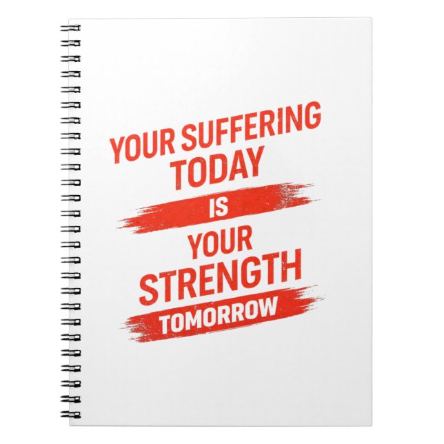 Motivation Quote Design Notebook (Front)