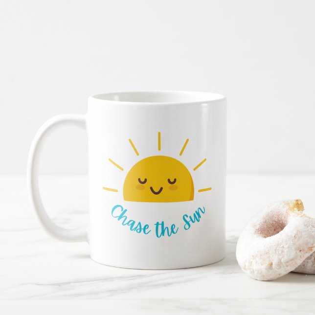 Motivation Quote, Motivation Wall Art, Motivaiton  Coffee Mug (With Donut)