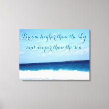 Motivation quote on Ocean