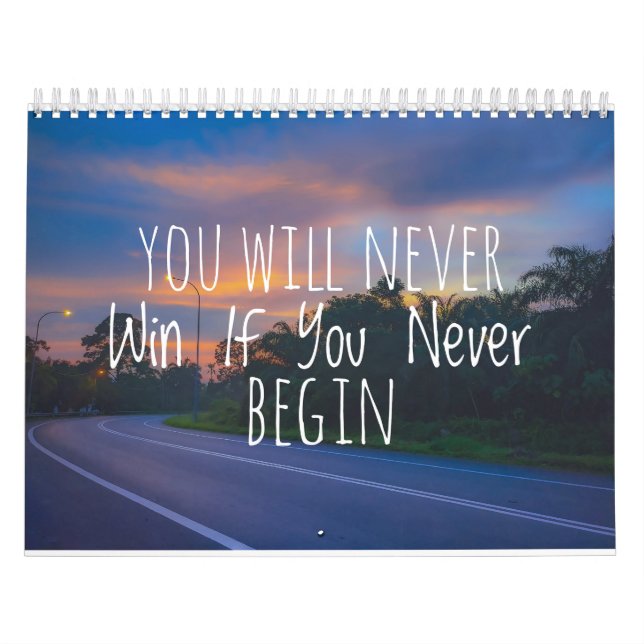 Motivation quotes calendar (Cover)