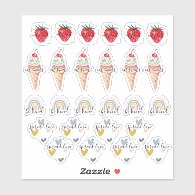 Motivation quotes Planner scrapbook sticker (Sheet)