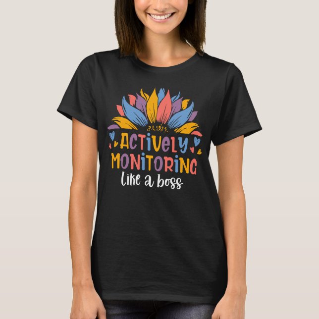 Motivation State Testing Teacher Exam T-Shirt (Front)