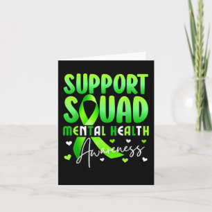 Motivation Support Squad Mental Health Awareness Card