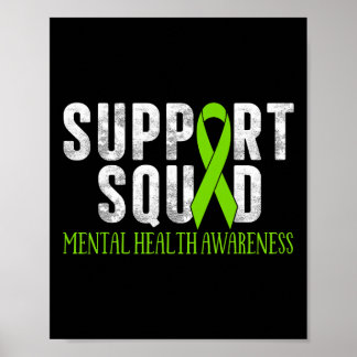 Motivation Support Squad Mental Health Awareness M Poster