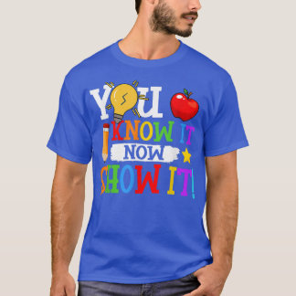 Motivation Test Day Testing Shirts for Women Men T