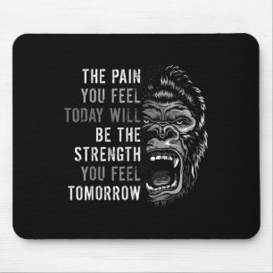 Motivation Workout And Gym Quotes Gorilla Mindset Mouse Mat