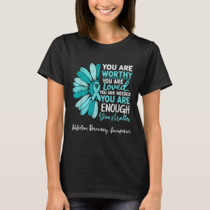 Motivational Addiction Recovery Awareness Drug Alc T-Shirt