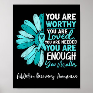 Motivational Addiction Recovery Awareness Drug Poster