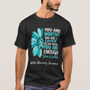 Motivational Addiction Recovery Awareness Drug T-Shirt