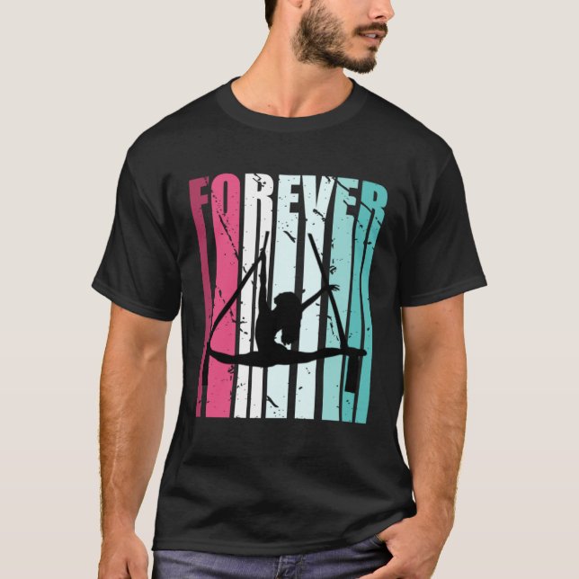 Motivational Aerialist Fan Loves Bday Air Yoga For T-Shirt (Front)