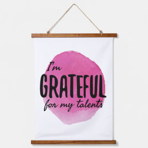 motivational affirmations for self acceptance  hanging tapestry