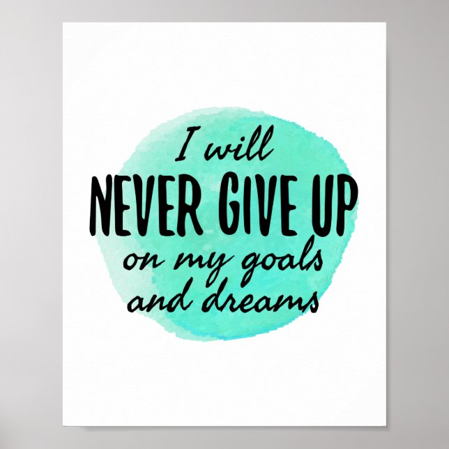 motivational and encouraging quotes poster (Front)