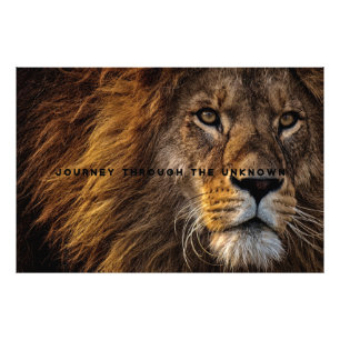 Motivational and Inspirational Art of Lion  Photo Print