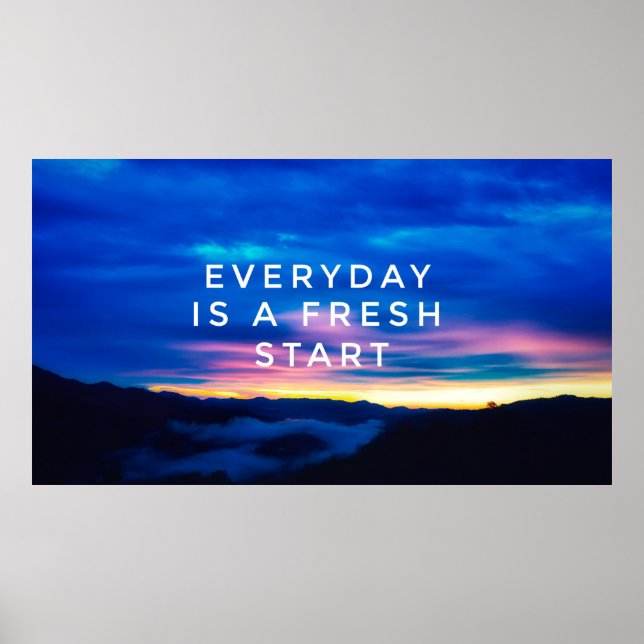 Motivational and inspirational quotes - Everyday i Poster (Front)