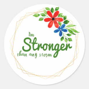 motivational and inspirational quotes for success classic round sticker