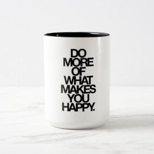 motivational and inspirational Two-Tone coffee mug