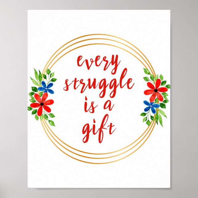 motivational and inspirational words for work poster (Front)