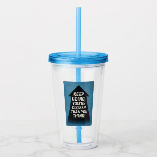  Motivational Arrow   Acrylic Tumbler