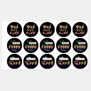 "Motivational ASL Sticker Trio" Stickers