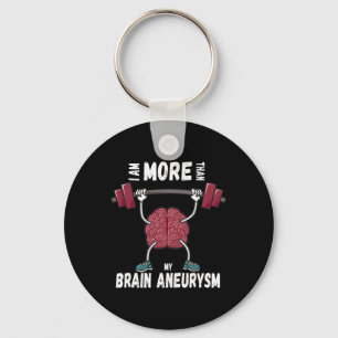 Motivational Awareness Quote Brain Aneurysm Surviv Key Ring