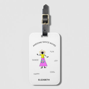 Motivational, Awesome Dance Moves Luggage Tag