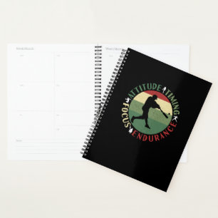 Motivational Baseball Team Values Planner