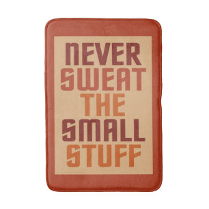 Motivational bath mat