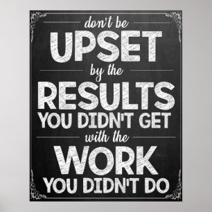 Motivational Black and White Classroom Poster