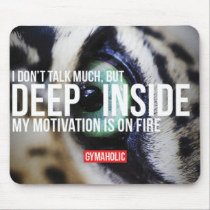 Motivational Bodybuilding Gym Mouse Mat