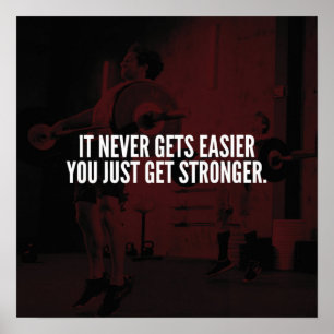 Motivational Bodybuilding Gym Poster