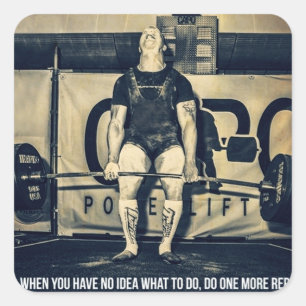 Motivational Bodybuilding Gym Sticker