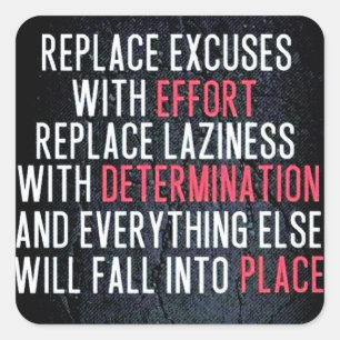 Motivational Bodybuilding Gym Sticker