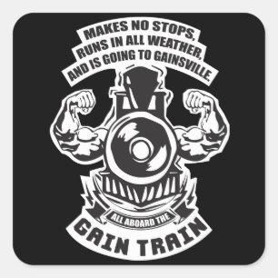 Motivational Bodybuilding Gym Sticker