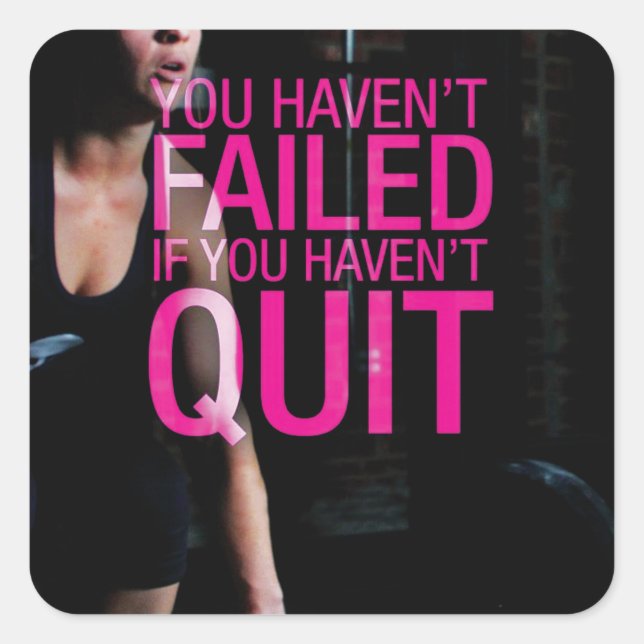 Motivational Bodybuilding Gym Sticker (Front)