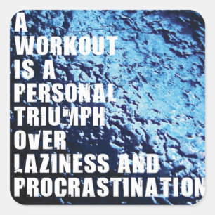 Motivational Bodybuilding Gym Sticker