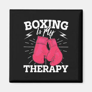 Motivational Boxing Design For Pionate Fighters  Magnet