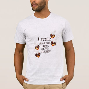 Motivational Bronze Art on Bella+Canvas Premium T-Shirt