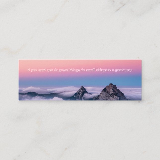 Motivational Business Card (Front)