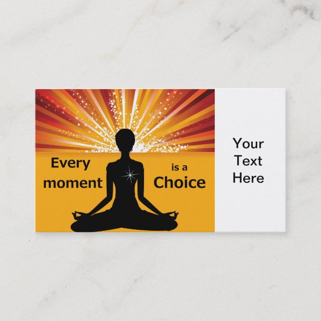 Motivational Business Card Template (Front)