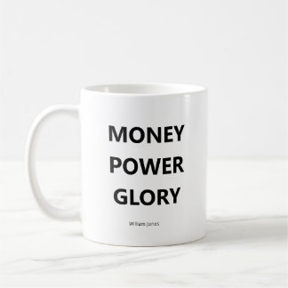 Motivational Business Quote Black and White Coffee Mug