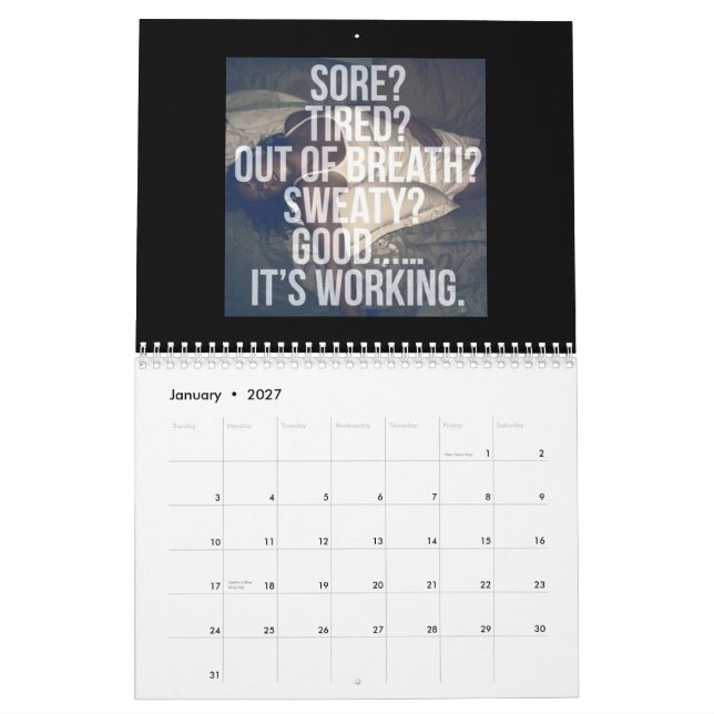 Motivational Calendar 2014 (Jan 2027)