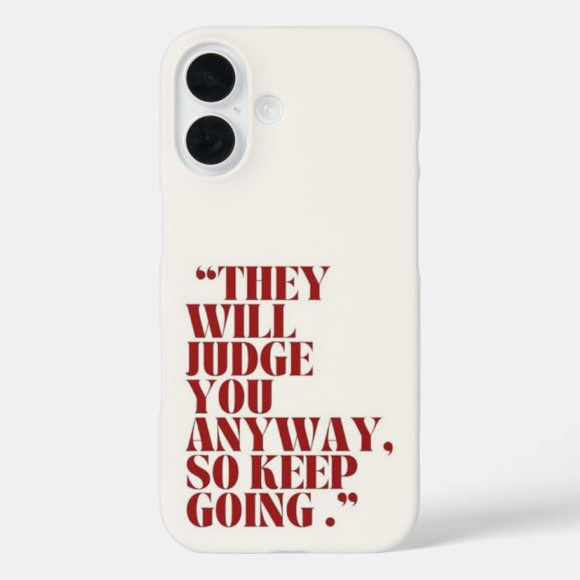 Motivational Casual Phone Case (Back)